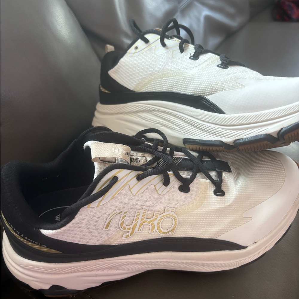 Ryka Women's Black and White Athletic Sneakers
